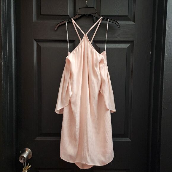 Show Me Your Mumu 'Lindsay' Halter Dress ~ Speckle Dots Pink - Picture 4 of 9